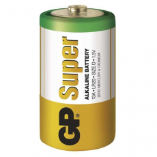 GP baterie alkalická SUPER D/LR20/13A ; 2-shrink
