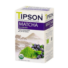 Tipson BIO čaj Matcha blueberry 25x1,5g