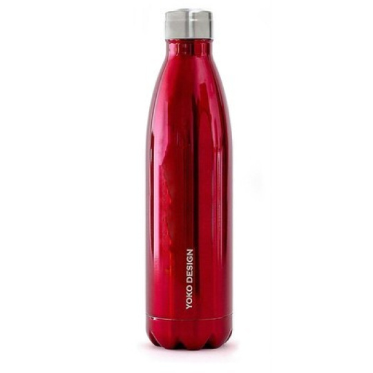 Yoko Design termolahev 500 ml lesklá červená