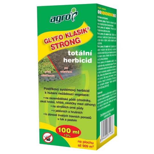 AGRO GLYFO Klasik Strong total.herbicid 100ml