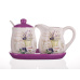 mlékovka + cukřenka LAVENDER keramická