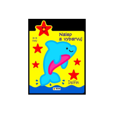 Nalep a vybarvuj - Delfín - 2-3 roky Nalep a vybarvuj - Delfín - 2-3 roky