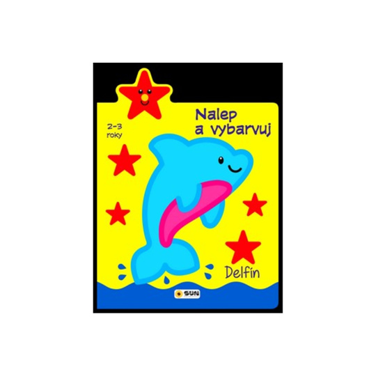 Nalep a vybarvuj - Delfín - 2-3 roky