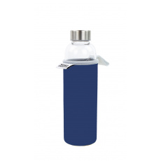 Yoko Design skleněná láhev v neopr. pouzdru 500 ml, modrá