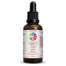 DUO kapky - vitamin B12 1000 µg (metylkobalamín + adenosylkobalamín), 50 ml>