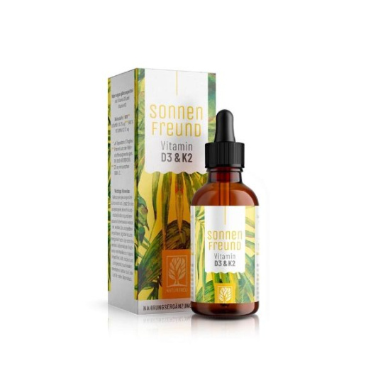 Naturtreu vitamín D3+K2 MK7 vegan kapky, 30 ml>