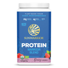 Protein Blend BIO lesní plody, prášek 750 g Sunwarrior