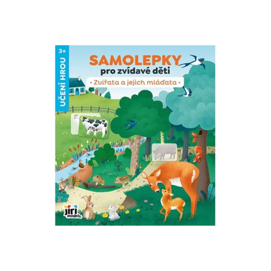 Zvířata a jejich mláďata - Samolepky pro zvídavé děti