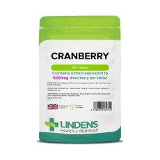 LINDENS Health + Nutrition Brusinkový džus (extrakt) 5000 mg, 100 tablet>