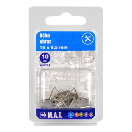 očko obraz 18x9,5mm Zn (10ks)