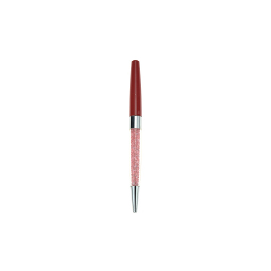 Pero kuličkové Krystal 0,7mm + pvc dárkový box, Červené