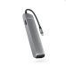 Epico 6v1 Slim Hub 8K s USB-C konektorem - šedá