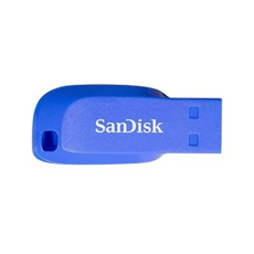 SanDisk Cruzer Blade/16GB/USB 2.0/USB-A/Modrá