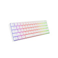 Genesis herní klávesnice THOR 660 G2/Gateron Red/USB+BT/US layout/Bílá