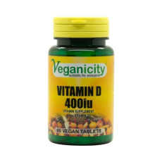 Veganicity vitamín D3 400 IU, 90 vegan tablet>