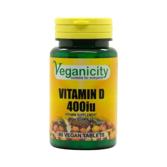 Veganicity vitamín D3 400 IU, 90 vegan tablet>