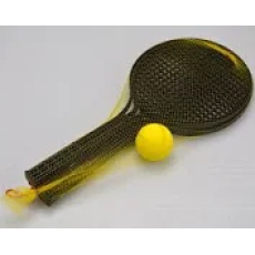 Set na plážový tenis - Černý (53cm)