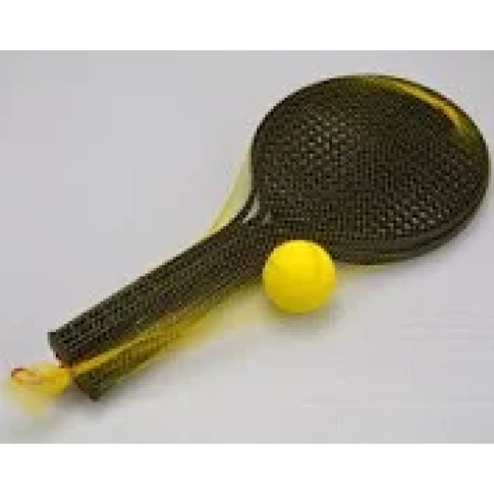 Set na plážový tenis - Černý (53cm)