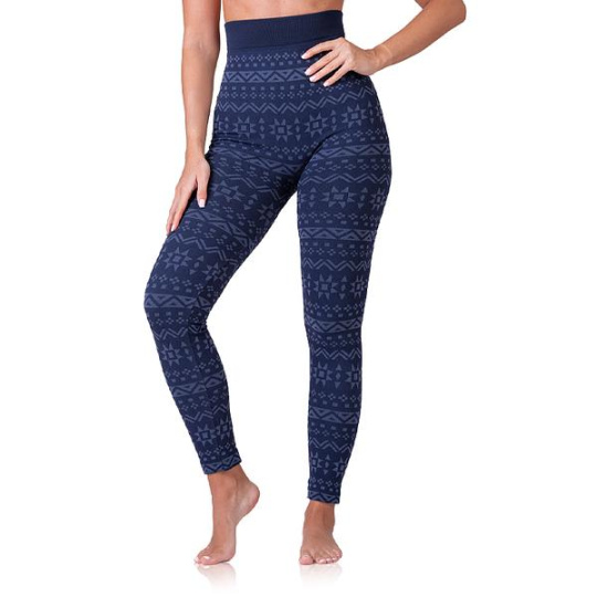 CUDDLE LEGGINGS - Dámské zimní legíny - tmavě modrá