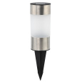 lampa solární pr. 6cm, v.23cm, 1LED, PH/nerez
