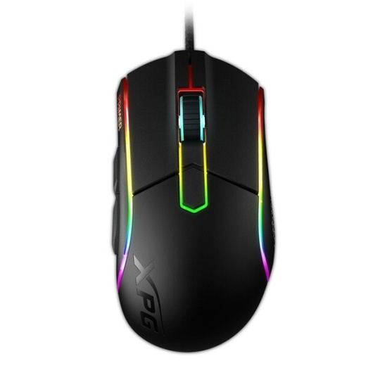 Adata XPG PRIMER/Herní/Optická/Pro praváky/6 000 DPI/Drátová USB/Černá