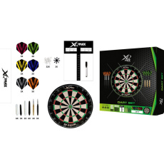Kompletní Starter SET XQ MAX - šipky + terč + příslušenství Kompletní Starter SET XQ MAX - šipky + terč + příslušenství