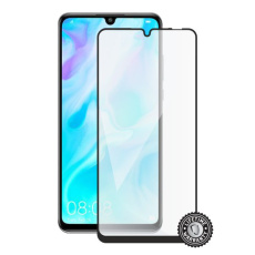 Screenshield HUAWEI P30 Lite Tempered Glass protection (full COVER black)