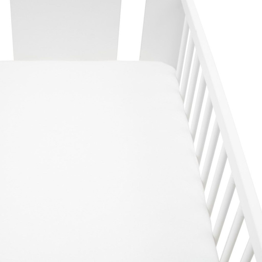 Jersey prostěradlo do postýlky New Baby 120x60 bílé