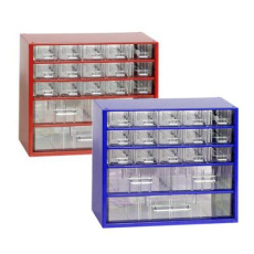 skříňka 3 velikosti 15 mal.,2 stř.,1 vel.zásuvka 30,5x28x15,5cm kov.MO skříňka 3 velikosti 15 mal.,2 stř.,1 vel.zásuvka 30,5x28x15,5cm kov.MO