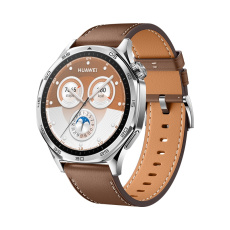 Huawei Watch GT 5/46mm/Silver/Elegant Band/Brown Huawei Watch GT 5/46mm/Silver/Elegant Band/Brown
