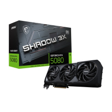 MSI GeForce RTX 5080 SHADOW 3X/OC/16GB/GDDR7 MSI GeForce RTX 5080 SHADOW 3X/OC/16GB/GDDR7