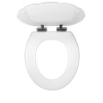 sedátko WC LYRA MUŠLE,dýhovaná MDF,pomalu padající