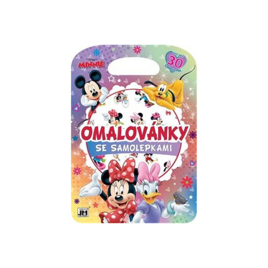 Omalovánky se samolep. - Minnie