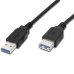 PremiumCord Prolužovací kabel USB 3.0 A-A, M/F, 2m