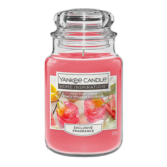 svíčka vonná sklo FIZZY FRUIT PUNCH 538g (hoří 130hod)