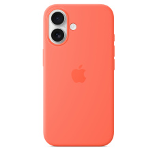 iPhone 16 Silicone Case with MS - Tangerine iPhone 16 Silicone Case with MS - Tangerine
