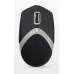 AMEI AM-M101S/Ergonomická/Optická/1 600 DPI/Drátová USB/Černá-stříbrná