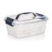 box úložný VILARD 5l,29x22x13cm,víko,klip,madlo,PH TRA/KOUŘ