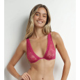 DIM ROMANCE UNDERWIRE FOULARD BRA - Dámská podprsenka s kosticí - červená
