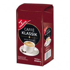 GG Caffé Klassik, pražená zrková káva 1000g