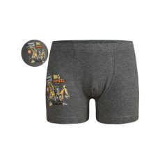 Dětské boxerky DET6 BAGR tm.šedá Dětské boxerky DET6 BAGR tm.šedá