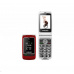 EVOLVEO EasyPhone FG, vyklápěcí mobilní telefon 2,8" pro seniory s nabíjecím stojánkem, červená