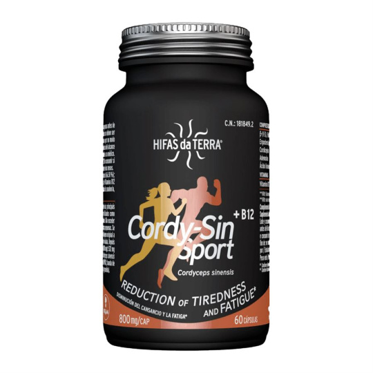 Cordy-Sin Sport + B12 60 kapslí (Cordyceps)