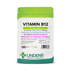 LINDENS Health + Nutrition Vitamín B12 sublingvální (Metylkobalamin) 1000 µg, 100 tablet>