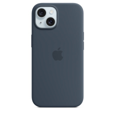 iPhone 15 Silicone Case with MagSafe - Storm Blue iPhone 15 Silicone Case with MagSafe - Storm Blue