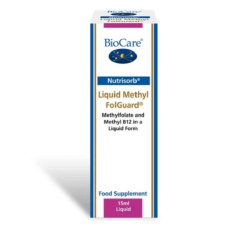 BioCare - Folguard, Tekutý vitamin B12 metylkobalamín + L-metylfolát vápenatý - kapky, 15 ml>