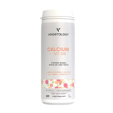 Vegetology Vápník + Vitamín D3, 60 žvýkacích tablet> Vegetology Vápník + Vitamín D3, 60 žvýkacích tablet>