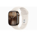Apple Watch S10 Cell/46mm/Gold/Sport Band/Starlight/-S/M