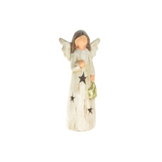 Svítící andílek (24cm) - S hvězdičkou