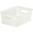 box úložný RATTAN 25x20x10cm (S),"Y" STYLE, PH KRÉM